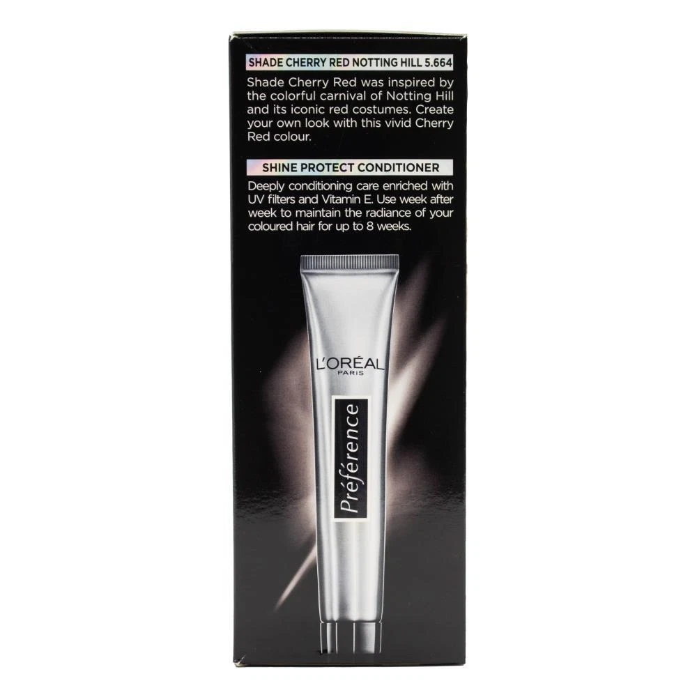 LOreal Paris Preference Vivids Permanent Hair Colour Cherry Red 5.664 V563-3600524018634