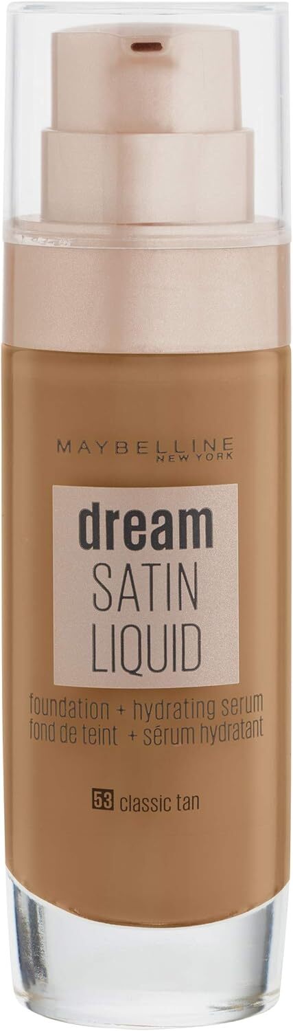 Maybelline Dream Satin Liquid Foundation with Hydrating Serum - Classic Tan 53 V563-3600531388119