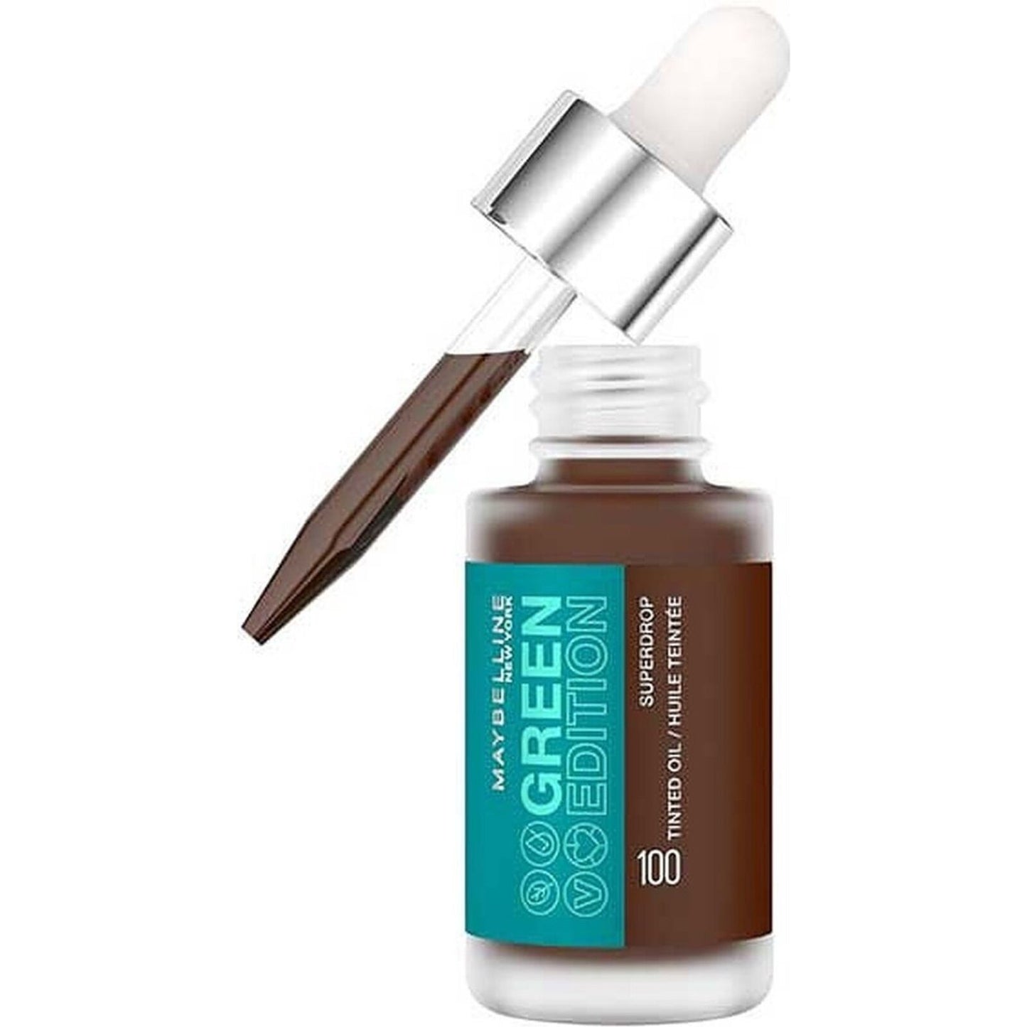 Maybelline Green Edition Superdrop Tinted Oil Foundation - Shade 100 V563-3600531650315