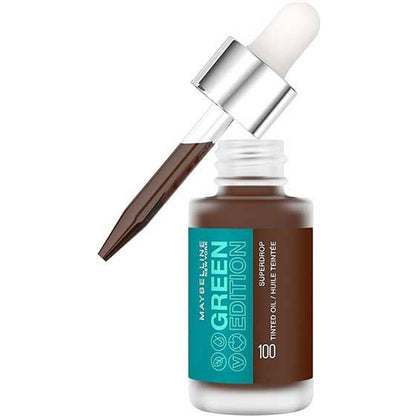 Maybelline Green Edition Superdrop Tinted Oil Foundation - Shade 100 V563-3600531650315