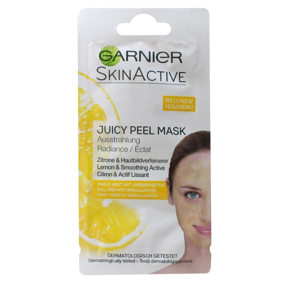 GARNIER 8mL SKINACTIVE JUICY PEEL MASK LEMON & SMOOTHING ACTIVE V563-3600542032551-1PCS