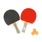 2 Players Table Tennis Set 2 Rackets Bats with 3 Ping Pong Balls Home Sports V563-3642