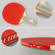 2 Players Table Tennis Set 2 Rackets Bats with 3 Ping Pong Balls Home Sports V563-3642