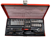37 Piece Ratchet Socket Wrench Set Screwdriver Bits Extension Hex Chrome Vanadium V563-37PCS_SOCKETTOOLSET
