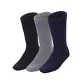 3 Pairs BAMBOO SOCKS Mens Heavy Duty Premium Thick Work Socks Cushion BULK - Assorted Colour Pack - 11-14 V563-3MBSKS-ACOLOUR-SIZE11-14