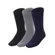 3 Pairs BAMBOO SOCKS Mens Heavy Duty Premium Thick Work Socks Cushion BULK - Assorted Colour Pack - 11-14 V563-3MBSKS-ACOLOUR-SIZE11-14