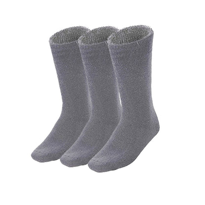 3 Pairs BAMBOO SOCKS Mens Heavy Duty Premium Thick Work Socks Cushion BULK - Charcoal Grey - 6-11 V563-3MBSKS-CHRCLGRY-SIZE6-11