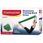 Elastoplast Resistance Band Training Green Sport Home Workout 120mm X 10m V563-4005800206474