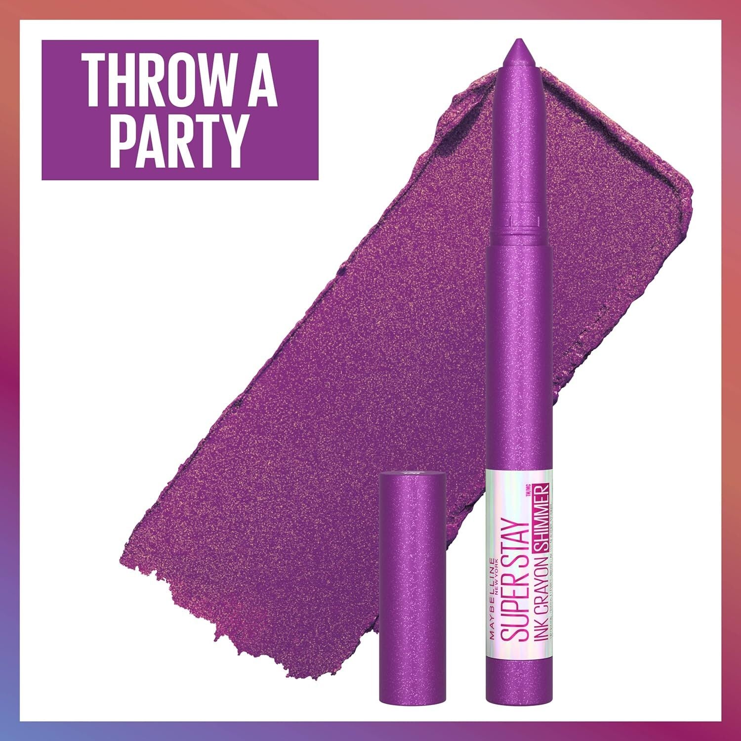3x Maybelline New York Superstay Ink Longwear Crayon Lipstick - Throw a Party 170 V563-41554072884-3PCS