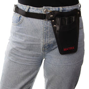 MATRIX Leather Tool Belt Barber Hairdressing Pouch Scissor Waist Pouch Bag V563-4951920-MATRIX-BLK
