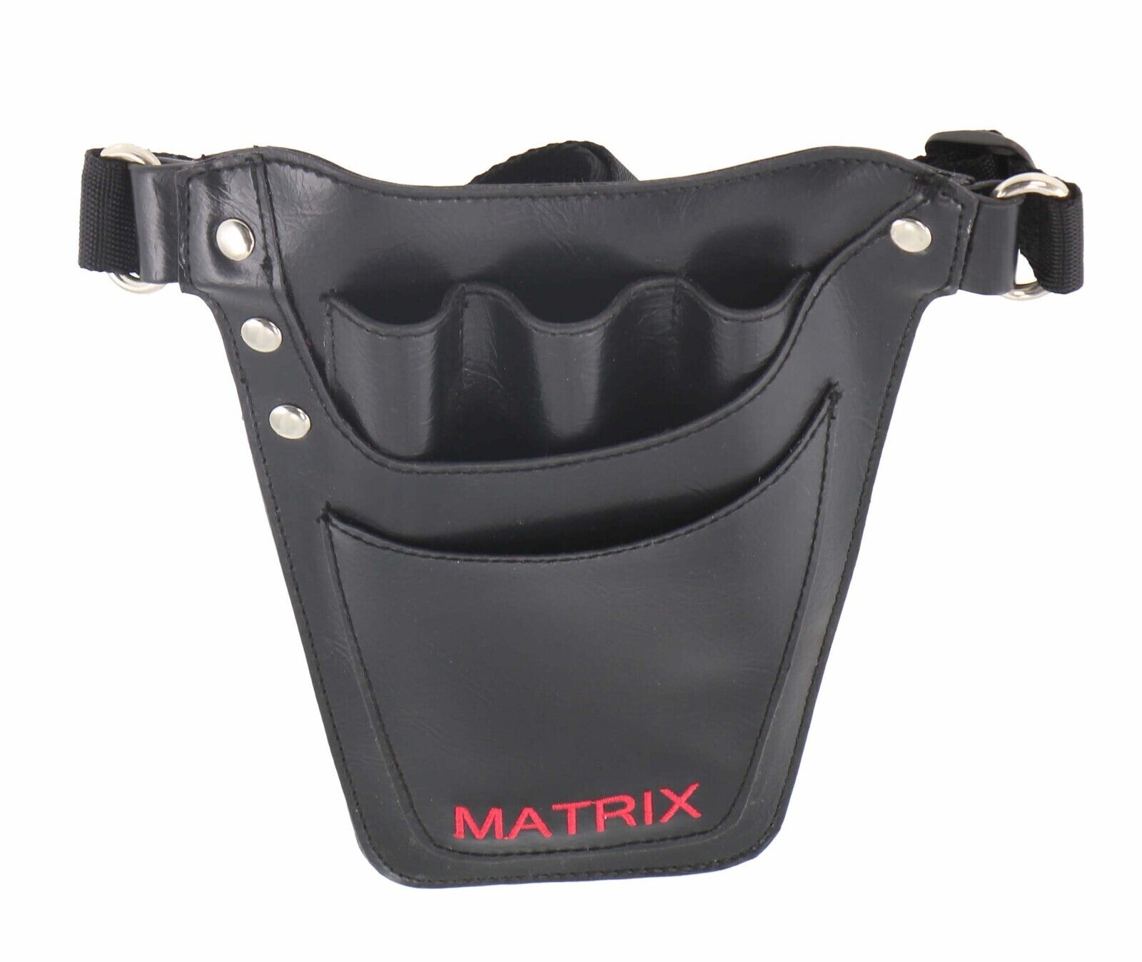 MATRIX Leather Tool Belt Barber Hairdressing Pouch Scissor Waist Pouch Bag V563-4951920-MATRIX-BLK