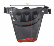 MATRIX Leather Tool Belt Barber Hairdressing Pouch Scissor Waist Pouch Bag V563-4951920-MATRIX-BLK