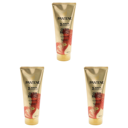 3x Pantene 400ml 3 Minute Miracle Colour w Oxiblock Intensive Conditioner V563-4987176043290-3PCS