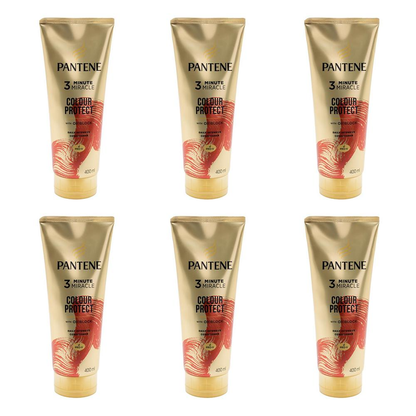 6x Pantene 400ml 3 Minute Miracle Colour w Oxiblock Intensive Conditioner V563-4987176043290-6PCS