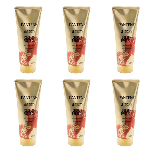 6x Pantene 400ml 3 Minute Miracle Colour w Oxiblock Intensive Conditioner V563-4987176043290-6PCS