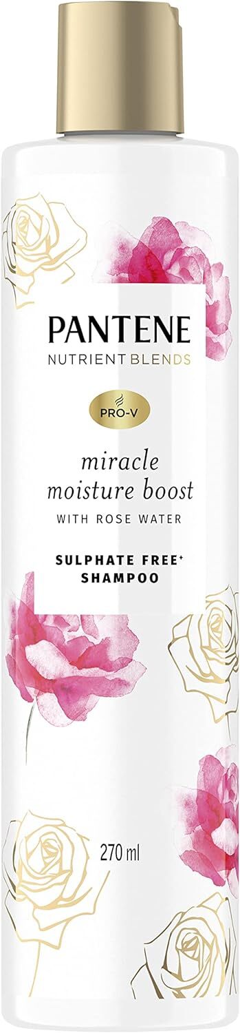 Pantene Pro-V Nutrient Blends Miracle Moisture Boost Shampoo 270ml - Rose Water V563-4987176090089