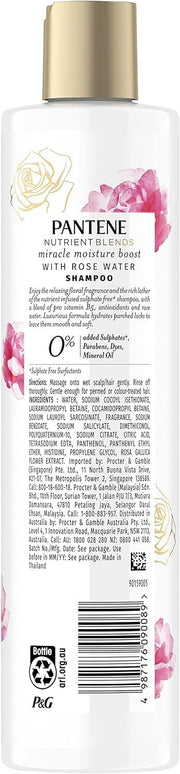 Pantene Pro-V Nutrient Blends Miracle Moisture Boost Shampoo 270ml - Rose Water V563-4987176090089