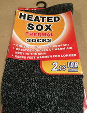 4 Pairs Mens THERMAL HEATED SOCKS Warm Winter Comfort Mens Work Sox Ski BULK - 6-11 UK V563-4MHSOX-6-11UK