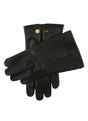 Dents Mens Sandhurst Three-Point Leather Unlined Officers Gloves in Black - 7.5 V563-5-1027-BLACK-7_5