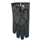 Dents Mens Sandhurst Three-Point Leather Unlined Officers Gloves in Black - 7.5 V563-5-1027-BLACK-7_5