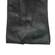 Dents Mens Sandhurst Three-Point Leather Unlined Officers Gloves in Black - 7.5 V563-5-1027-BLACK-7_5