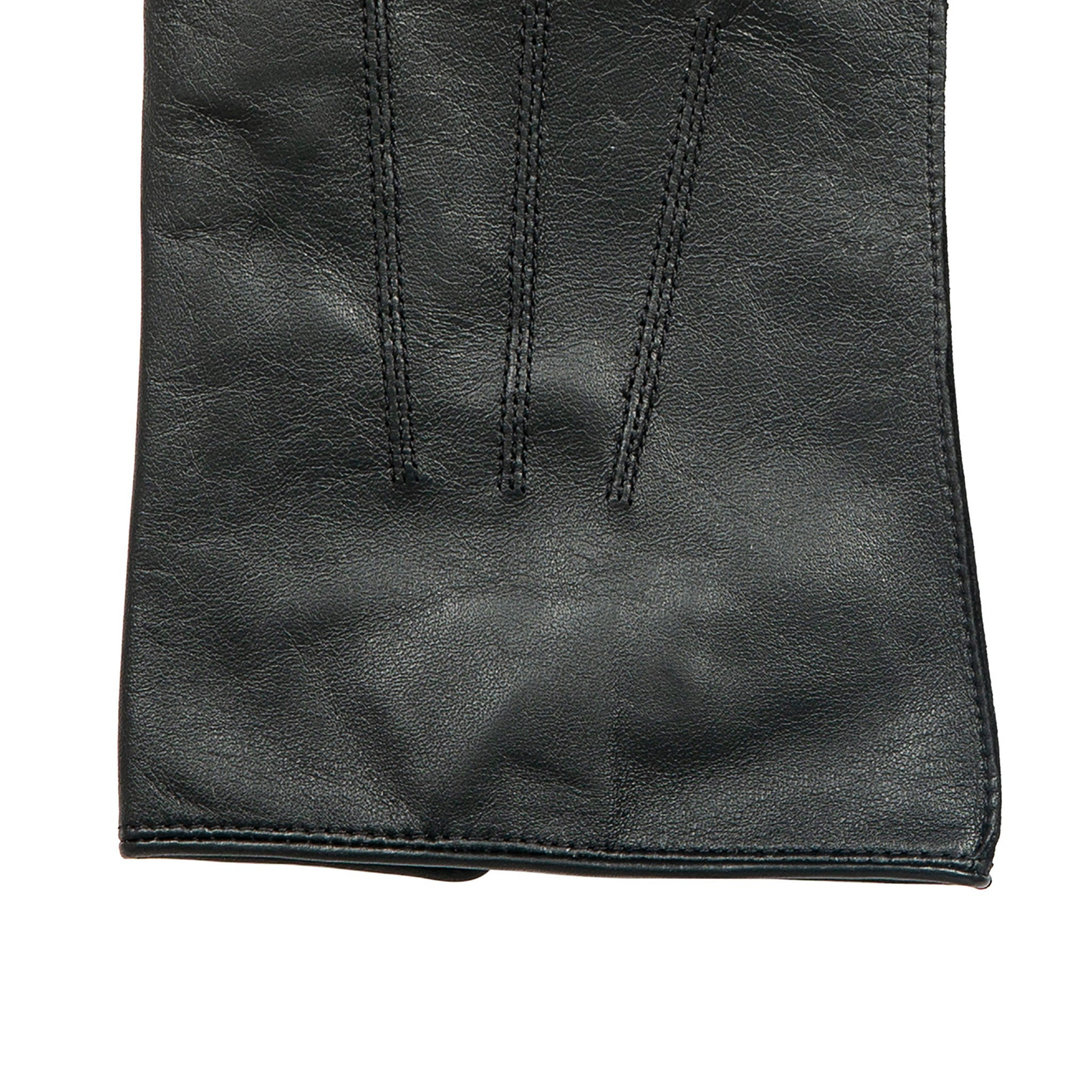 Dents Mens Sandhurst Three-Point Leather Unlined Officers Gloves in Black - 7.5 V563-5-1027-BLACK-7_5