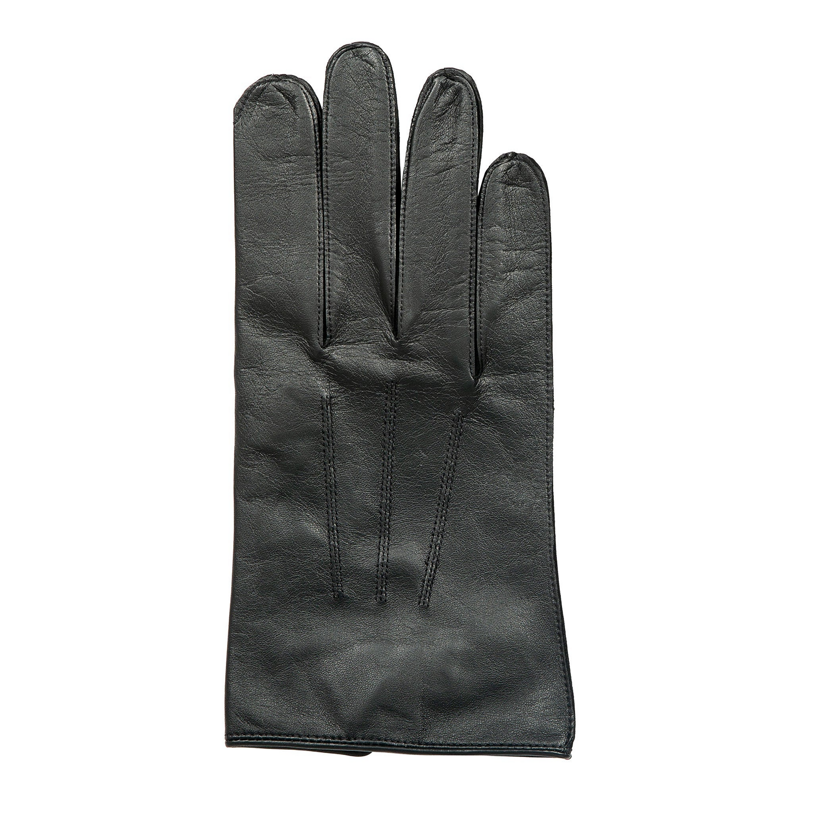 Dents Mens Sandhurst Three-Point Leather Unlined Officers Gloves in Black - 7.5 V563-5-1027-BLACK-7_5