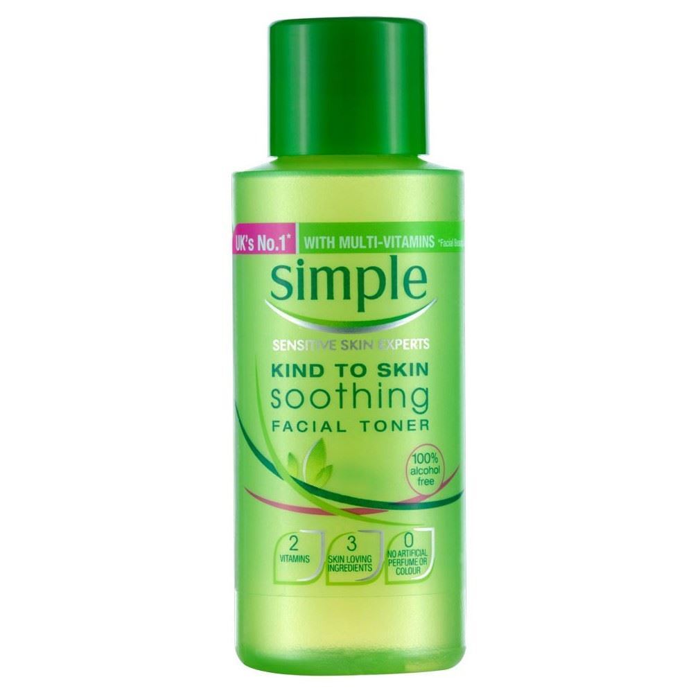 Simple 50ml Kind to Sensitive Skin Soothing Facial Toner 100% Alcohol Free V563-50052783