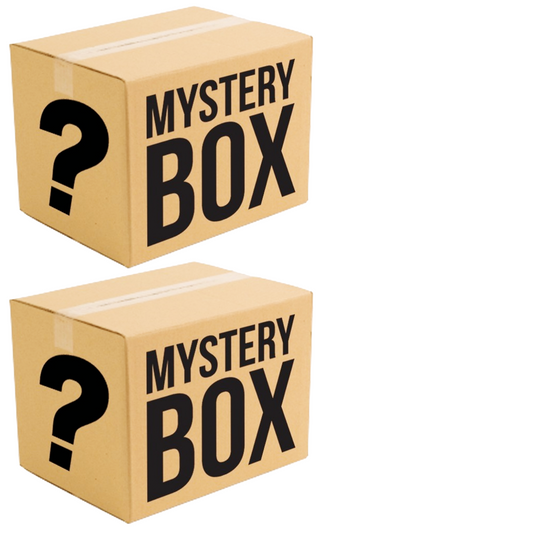 2 Boxes Mystery Box Set of Assorted Lucky Dip Random Products (Medium & Large Box) V563-50100DOLLARMYSTERYBOX