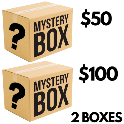 2 Boxes Mystery Box Set of Assorted Lucky Dip Random Products (Medium & Large Box) V563-50100DOLLARMYSTERYBOX
