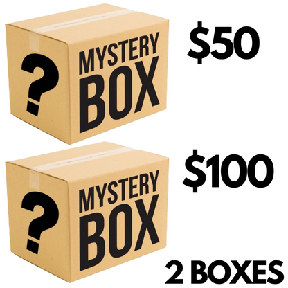 2 Boxes Mystery Box Set of Assorted Lucky Dip Random Products (Medium & Large Box) V563-50100DOLLARMYSTERYBOX