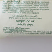 25 Wipes SIMPLE SENSITIVE SKIN EXPERTS BRIGHTENING WIPES - 1 Pack V563-5011451105829-1PCS