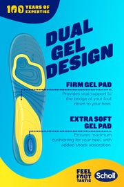 Scholl Gel Activ Insoles Everyday Women with Odour Control - One Size V563-5052197038033