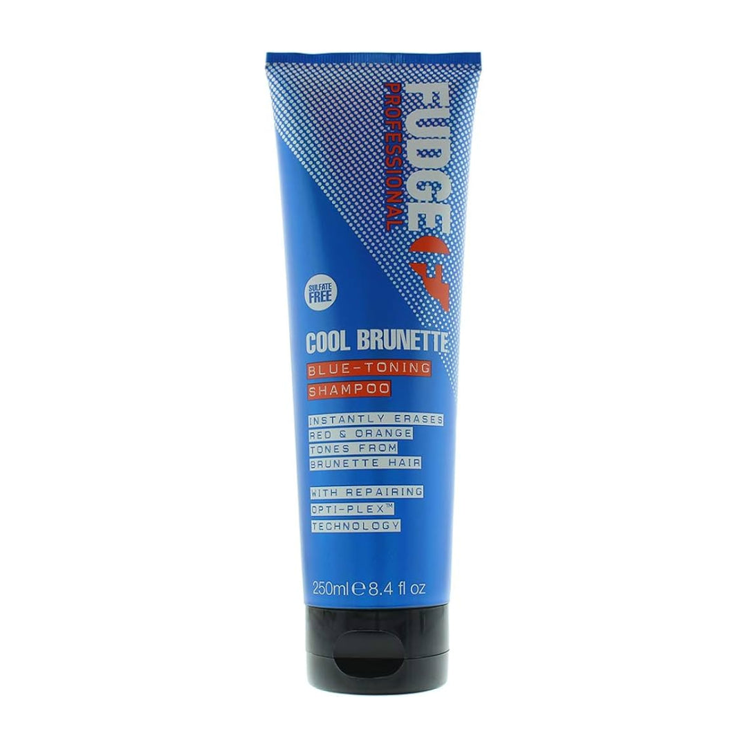 Fudge 250ml Blue Toning Shampoo - Erases Red & Orange from Cool Brunette Hair V563-5060420335712
