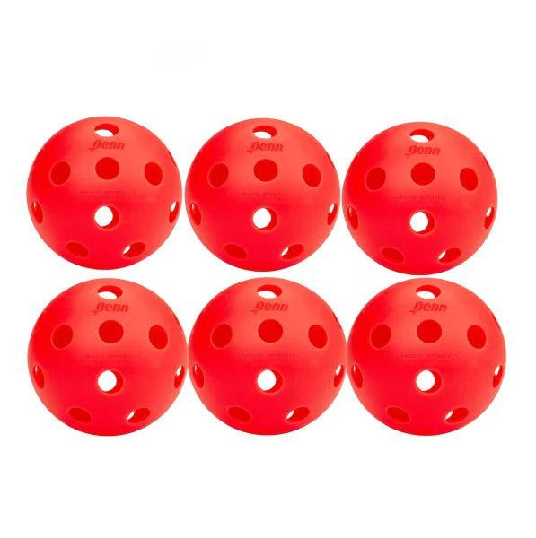 PENN 26 Indoor Pickleball Balls - 1 Pack of 6 Balls V563-557011