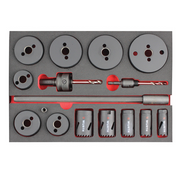 16pcs Wurth Cylinder Hole Saw Assortment Kit HSCO8 SYSKO 19-76 MM V563-5964063291