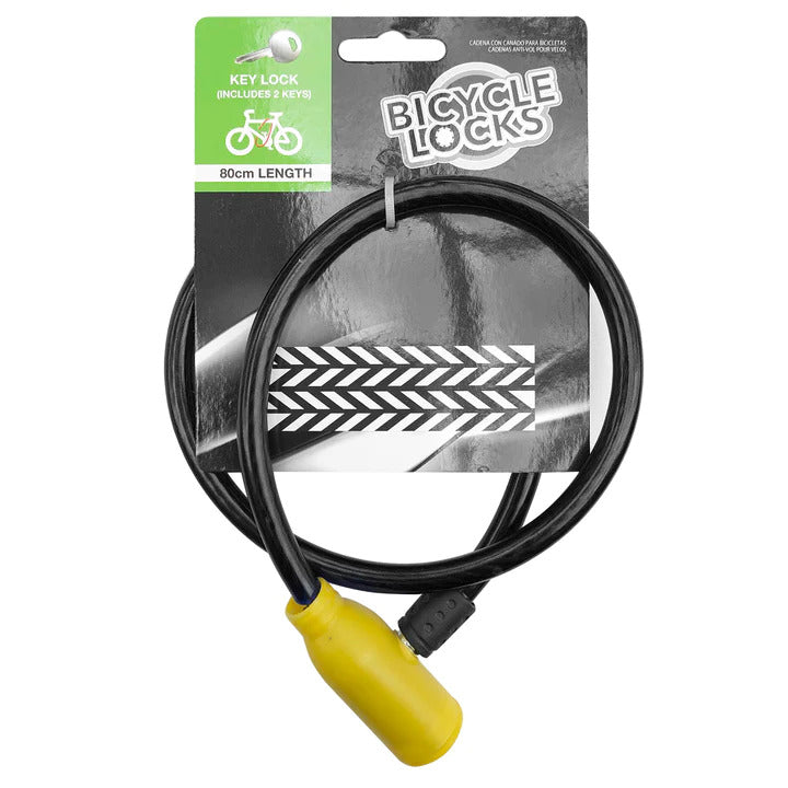 80cm Bicycle Lock with Keys Bike Scooter V563-60861
