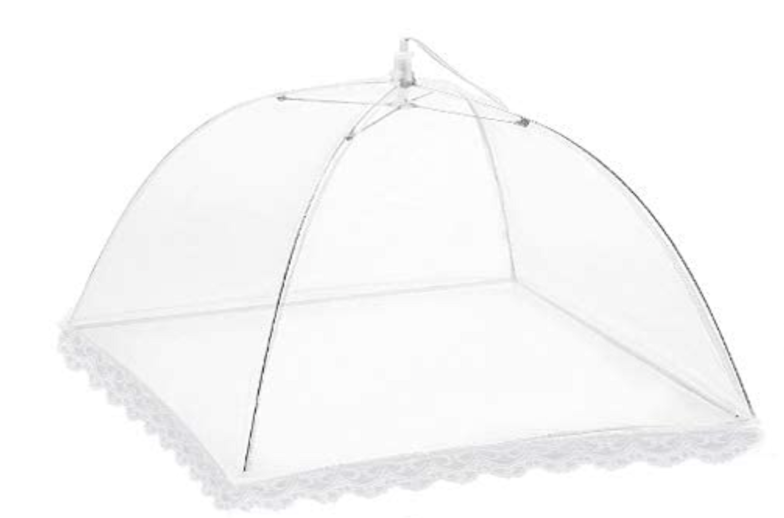 15" MESH FOOD COVER Kitchen BBQ Collapsible Lace Net Insect Fly Wasp Protection V563-61040
