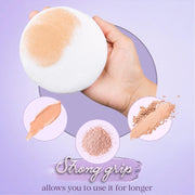 4.5" Jumbo Extra Large Powder Puff 100% Pure Cotton Soft Fluffy Washable For Makeup V563-631145993225