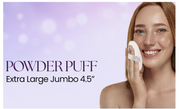 4.5" Jumbo Extra Large Powder Puff 100% Pure Cotton Soft Fluffy Washable For Makeup V563-631145993225
