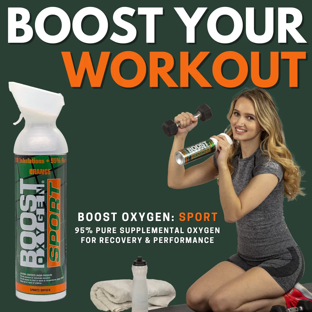 3x 10 Litres of Boost Sport Oxygen in a Can Supplemental - 200 Breath (Large) V563-637866201595-3PCS