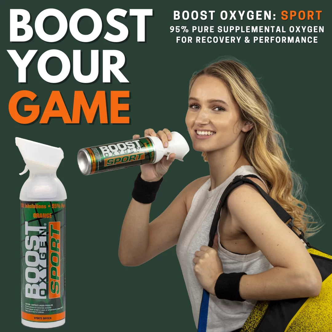 3x 10 Litres of Boost Sport Oxygen in a Can Supplemental - 200 Breath (Large) V563-637866201595-3PCS