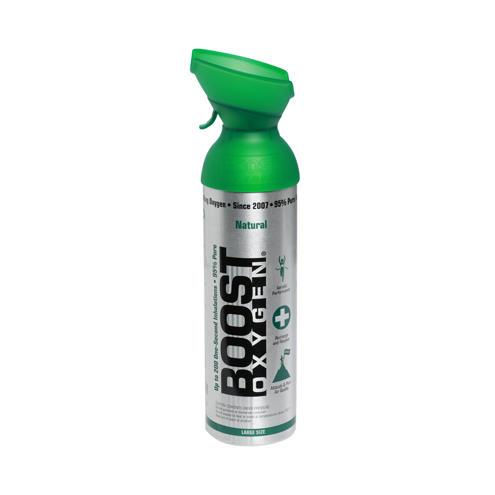 10 Litres of Boost Pure Oxygen in a Can Supplemental - 200 Breath (Large) - 1 Pack V563-637866851516
