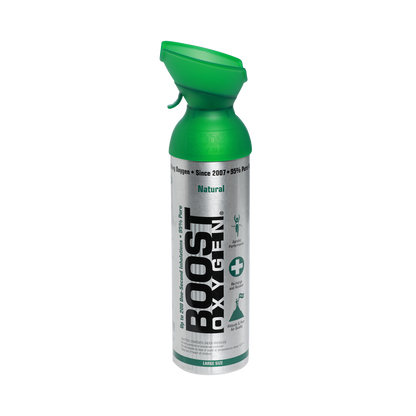 10 Litres of Boost Pure Oxygen in a Can Supplemental - 200 Breath (Large) - 1 Pack V563-637866851516