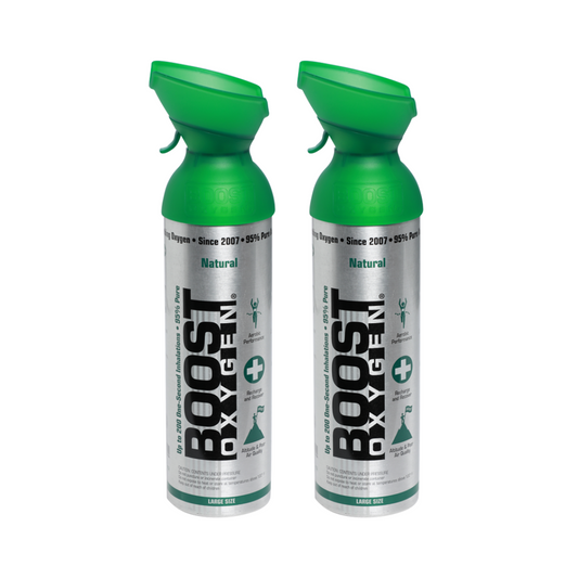 2pk 10 Litres of Boost Pure Oxygen in a Can Supplemental - 200 Breath (Large) V563-637866851516-2PCS