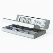 TravelPal Pill Box Dispenser Case Medicine Tablet Travel Organizer w/ Alarm V563-63_503