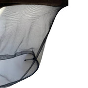 Deluxe MOSQUITO HAT NET Head Protector Bee Bug Mesh Mozzie Insect Fishing Fly - Black V563-6508001-BLACK