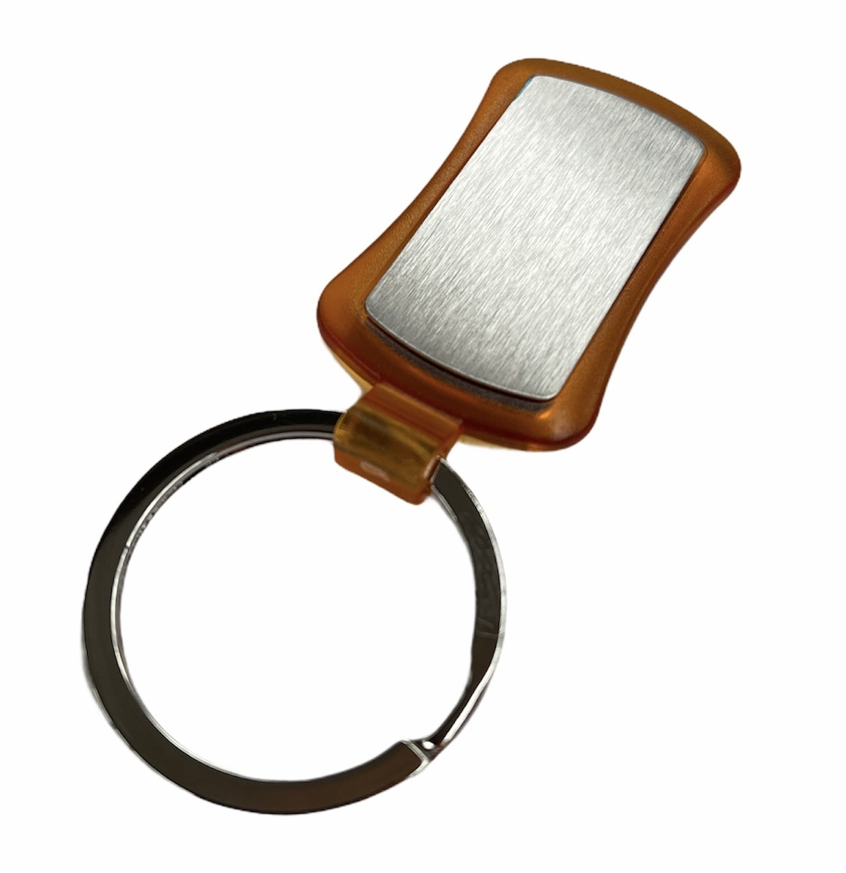 Duo Key Tag Key Ring Keyring School Bag Badge - Orange V563-65_007