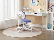 Ergonomic Children Kids Study Chair Set of 2 Height Adjustable - Blue V563-68303_2X