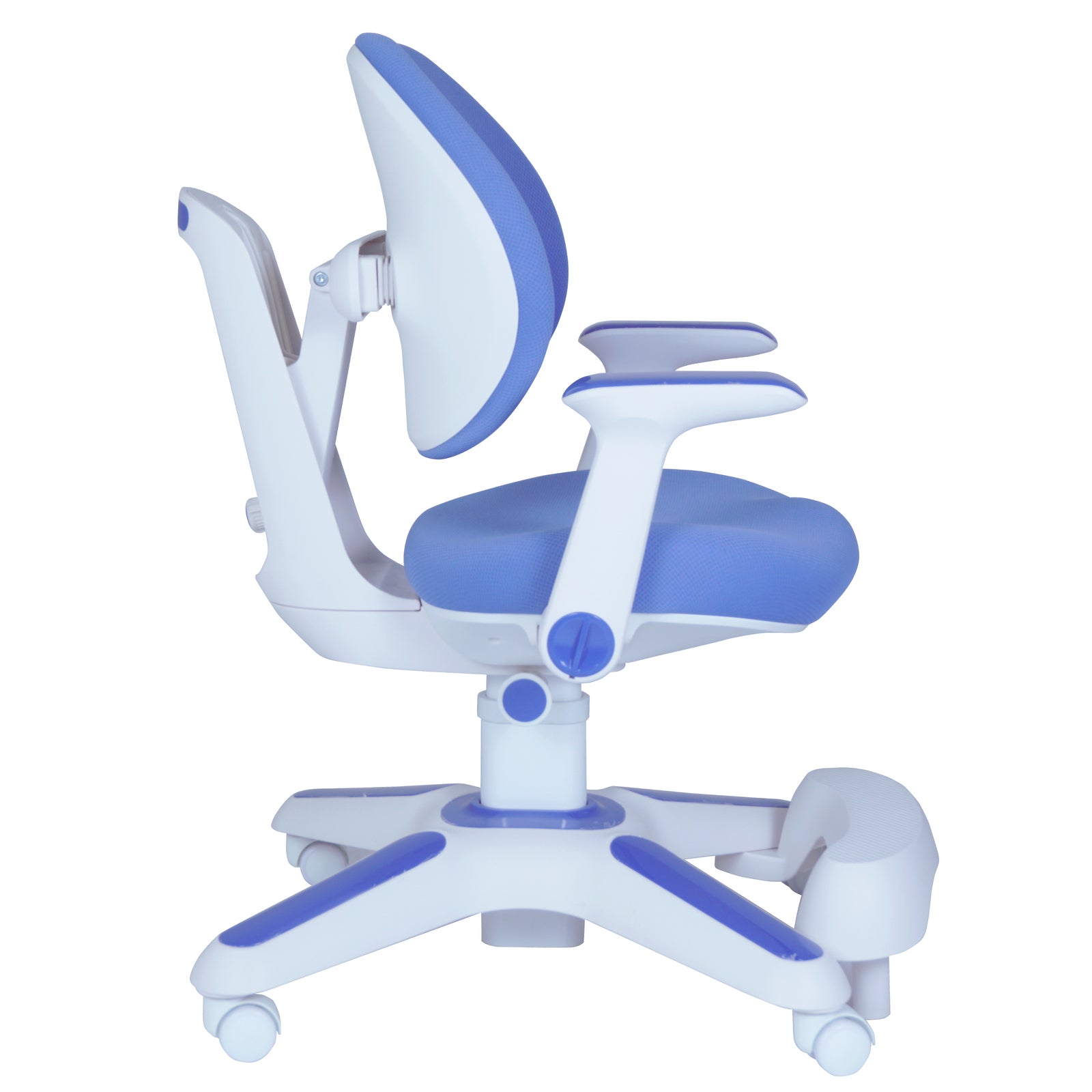 Ergonomic Children Kids Study Chair Set of 2 Height Adjustable - Blue V563-68303_2X